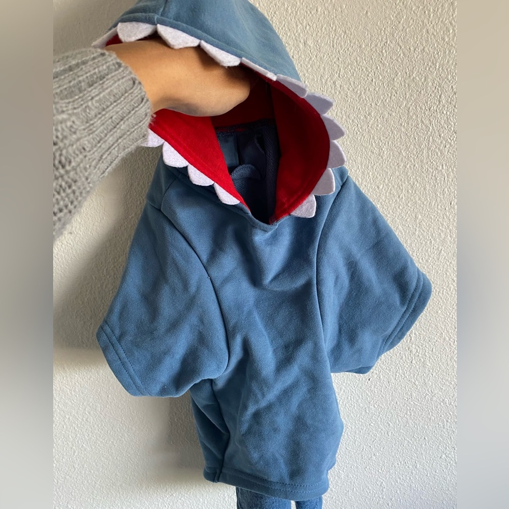 Shark dog sweater